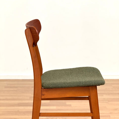 Set of 4 dining chairs in beech & teak by Farstrup, 1950s-60s, Denmark - Beyo Vintage