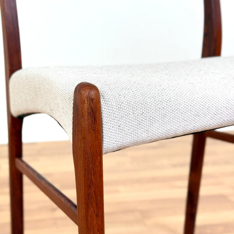 Set of 6 dining chairs in rosewood by Glyngøre Stolefabrik, 1950s-60s, Denmark - Beyo Vintage