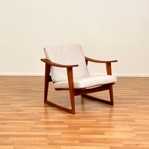 Armchair in solid teak, 1950s-60s, Denmark