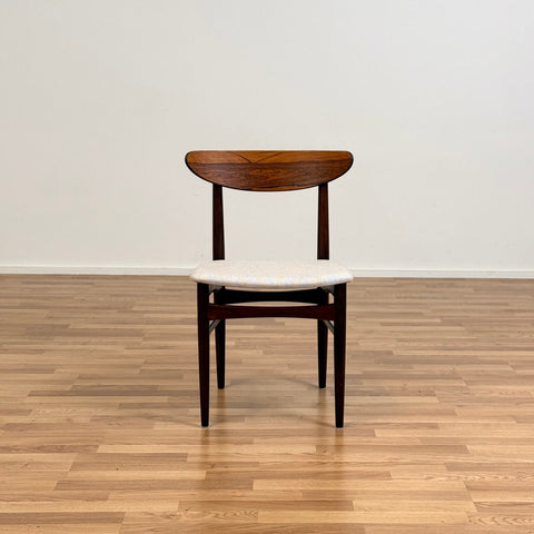 Set of 4 chairs made of Santos rosewood by EW Bach for AS Skovby Møbelfabrik, 1950s-60s, Denmark - Beyo Vintage