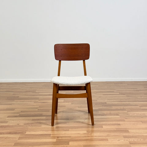 Set of 6 chairs made of teak & beech, 1950s-60s, Denmark - Beyo Vintage