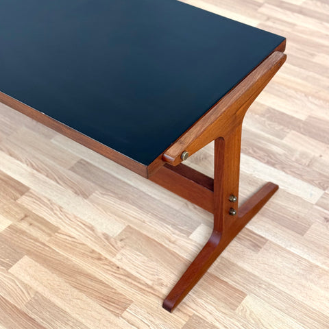 PRICE Coffee table with double top surface in teak, 1950s-60s, Denmark - Beyo Vintage