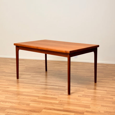 Dining table in teak by Henning Kjærnulf for Vejle furniture factory, 1950s-60s, Denmark