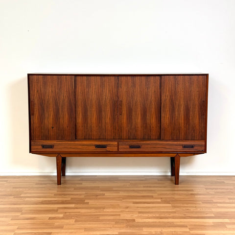 Highboard in Santos rosewood by Vemb møbelfabrik, 1950s-60s, Denmark - Beyo Vintage