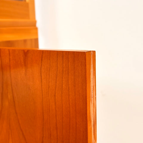 Bookshelf "Undantaget in cherry by Carl Malmsten for Åfors Möbelfabrik AB, 1960s-70s, Sweden