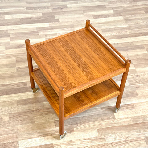 Side table / Trolley in teak, 1950s-60s, Sweden - Beyo Vintage
