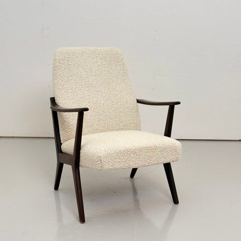 Lounge chairs reupholstered in boucle, 1960s - Beyo Vintage