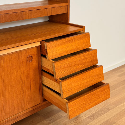 Bookshelf in teak, 1960s-70s, Sweden