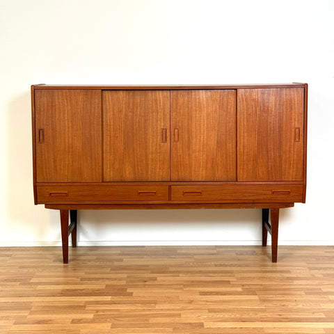 Highboard in teak by P. Westergaard Møbelfabrik, 1950s-60s, Denmark - Beyo Vintage
