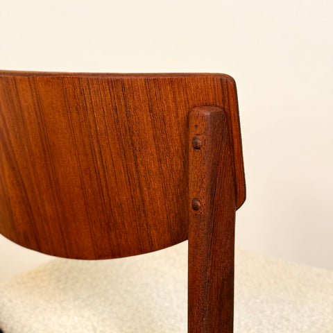 Set of 8 dining chairs in teak by Sorø Stolefabrik, 1950s-60s, Denmark