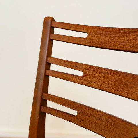 Set of 6 dining chairs 'model 219' in teak and beech by Farstrup, 1950s-60s, Denmark - Beyo Vintage