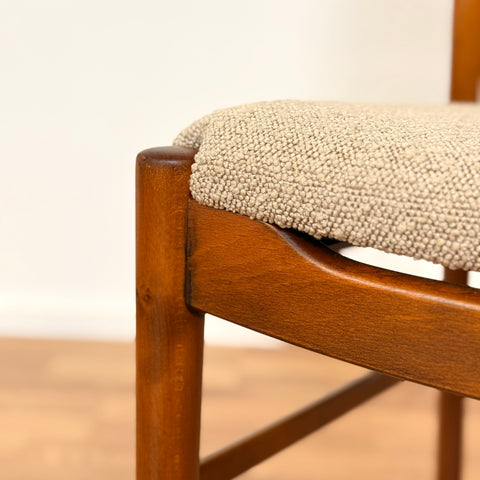 Set of 6 dining chairs 'model 219' in teak and beech by Farstrup, 1950s-60s, Denmark - Beyo Vintage