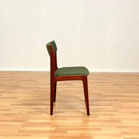 Set of 4 dining chairs in teak, by Erik Buch for Nova Stolefabrik, 1950s-60s, Denmark