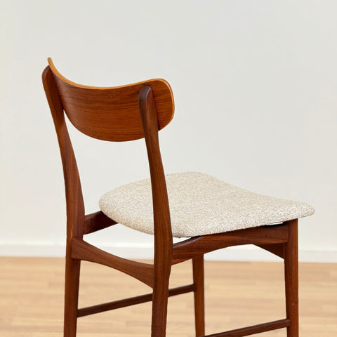 Single chair made of teak and walnut, 1950s-60s, Denmark - Beyo Vintage