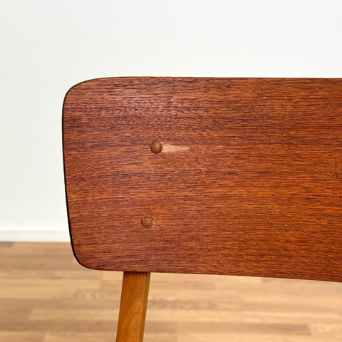 Set of 6 chairs made of teak & beech, 1950s-60s, Denmark - Beyo Vintage
