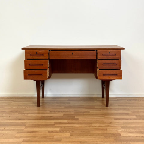 Writing desk in teak, 1950s-60s, Denmark - Beyo Vintage