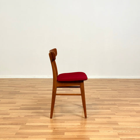Set of 6 dining chairs in teak & beech by Findahl, 1950s-60s, Denmark