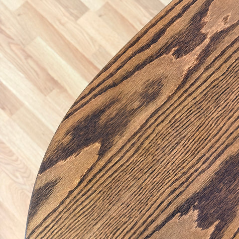 Oval dining table in oak by Farstrup, 1960s-70s, Denmark
