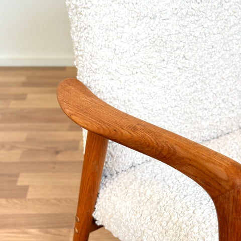 PRICE Armchair in teak by Alf Svensson, 1950s-60s, Sweden - Beyo Vintage
