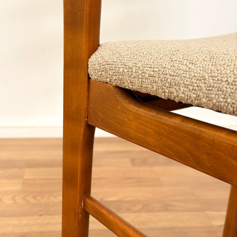 Set of 6 dining chairs 'model 219' in teak and beech by Farstrup, 1950s-60s, Denmark - Beyo Vintage