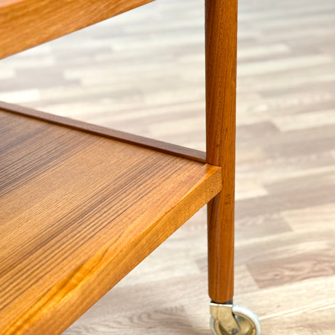Side table / Trolley in teak, 1950s-60s, Sweden - Beyo Vintage