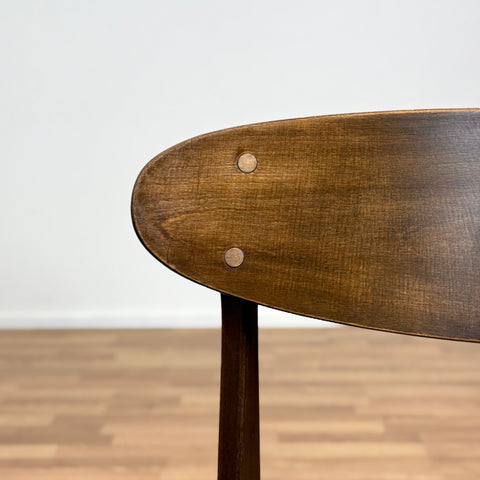 Set of 6 dining chairs in teak and beech, model Boel, Ikea, 1960s, Sweden - Beyo Vintage