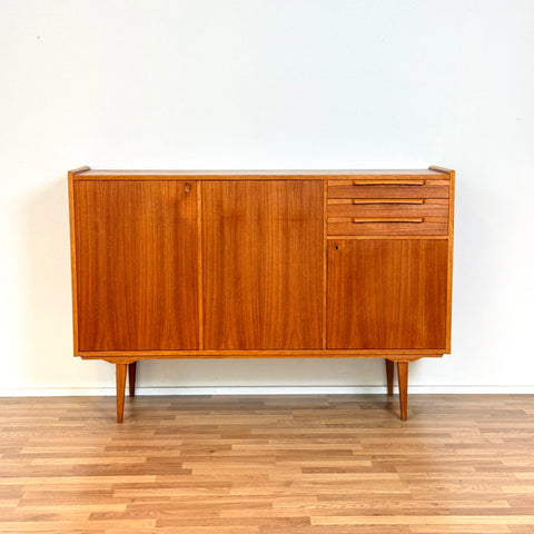 Highboard in teak and oak, 1950s-60s, Sweden - Beyo Vintage