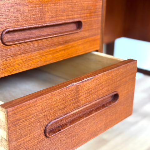 Writing desk in teak, 1950s-60s, Denmark - Beyo Vintage