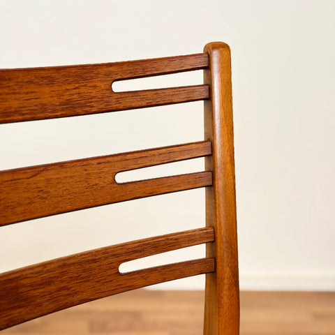 Set of 6 dining chairs 'model 219' in teak and beech by Farstrup, 1950s-60s, Denmark - Beyo Vintage