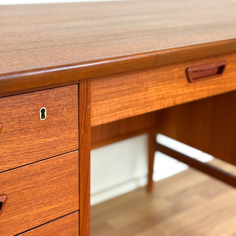 Writing desk in teak, 1950s-60s, Denmark - Beyo Vintage