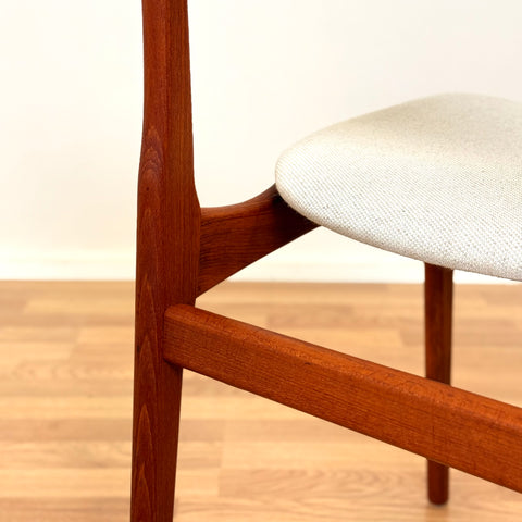 Set of 6 dining chairs by B. Rasmussen for Thorso Mobelfabrik, 1950s-60s, Denmark