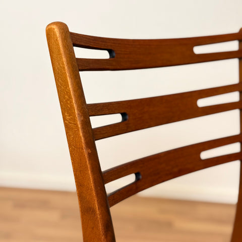 Set of 6 dining chairs 'model 219' in teak and beech by Farstrup, 1950s-60s, Denmark - Beyo Vintage