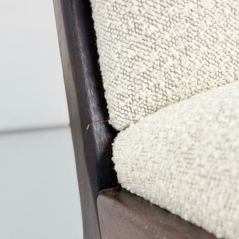 Lounge chairs reupholstered in boucle, 1960s - Beyo Vintage
