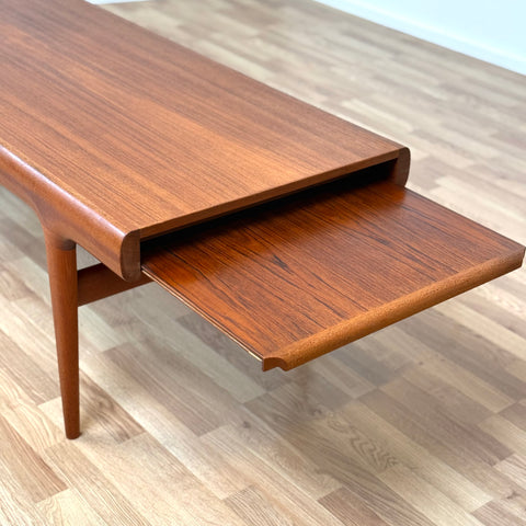 Coffee table in teak by Johannes Andersen, 1950s-60s, Denmark - Beyo Vintage