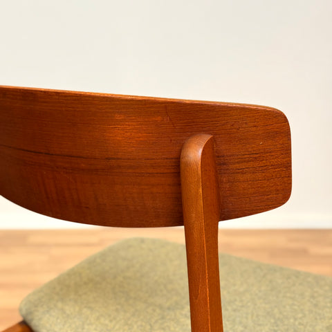 Set of 4 dining chairs in teak and beech by SAX, 1950s-60s, Denmark