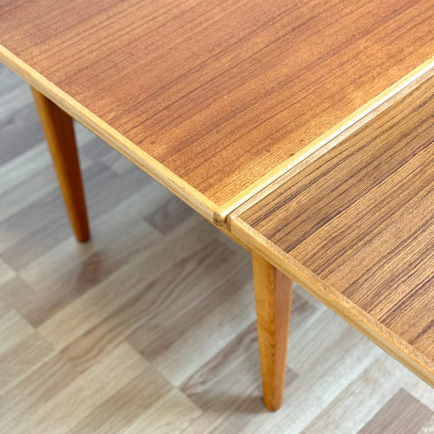 PRICE Extandable coffee table in teak by Emmaboda Möbelfabrik, 1950s-60s, Sweden - Beyo Vintage