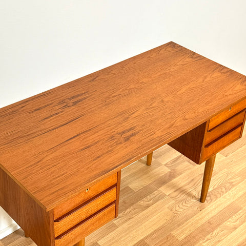 Writing desk in teak, 1950s-60s, Denmark - Beyo Vintage