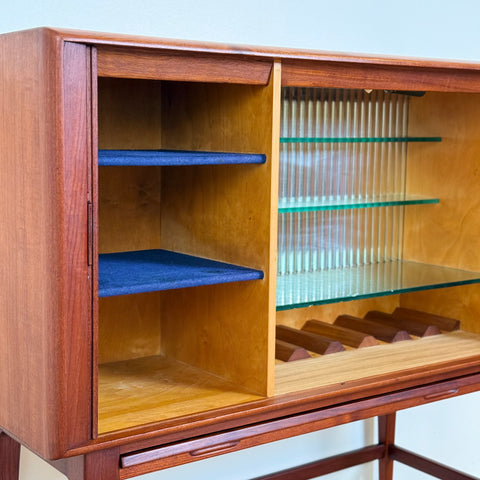 Bar cabinet by Kurt Østervig with original extra tables, 1950s-60s, Denmark - Beyo Vintage