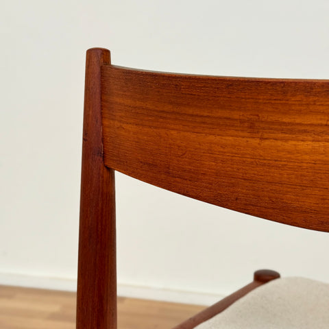 Set of 4 dining chairs in solid teak by Skovmand & Andersen, 1950s-60s, Denmark - Beyo Vintage