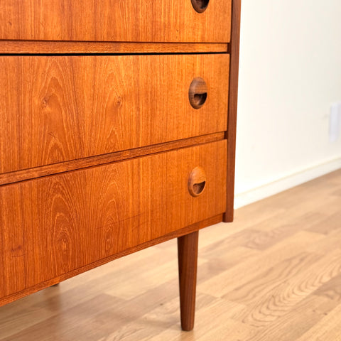 Chest of drawers in teak, 1950s-60s, Denmark - Beyo Vintage