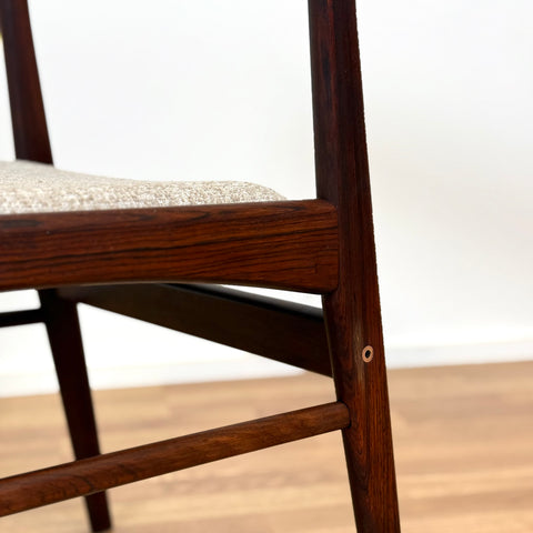 Set of 6 chairs in solid wood, 1950s-60s, Denmark - Beyo Vintage