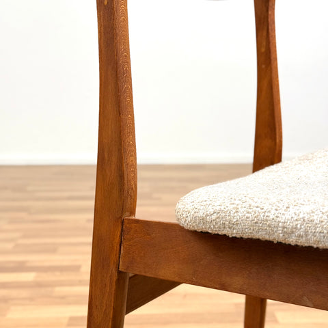 Set of 6 chairs made of teak & beech by Sax 1950s-60s, Denmark - Beyo Vintage