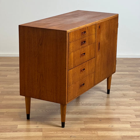 Sideboard in teak, 1950s-60s, Denmark - Beyo Vintage