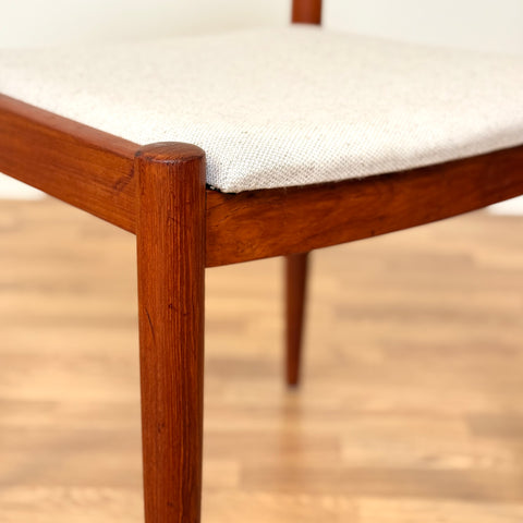 Set of 4 dining chairs in solid teak by Skovmand & Andersen, 1950s-60s, Denmark - Beyo Vintage