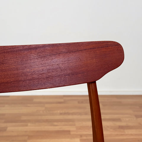 Set of 4 dining chairs in beech & teak by Farstrup, 1950s-60s, Denmark - Beyo Vintage