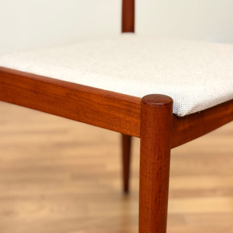 Set of 4 dining chairs in solid teak by Skovmand & Andersen, 1950s-60s, Denmark - Beyo Vintage