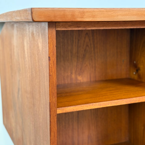Writing desk in teak, 1950s-60s, Denmark - Beyo Vintage