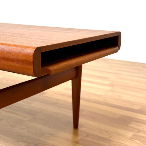 Coffee table in teak by Johannes Andersen, 1950s-60s, Denmark - Beyo Vintage