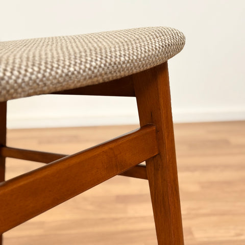 Set of 4 dining chairs in teak & beech, by Farstrup, 1950s-60s, Denmark
