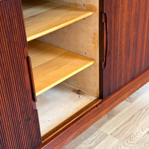 Highboard in teak by Ahlström Osakeyhtiö Warkaus, 1950s-60s, Finland - Beyo Vintage